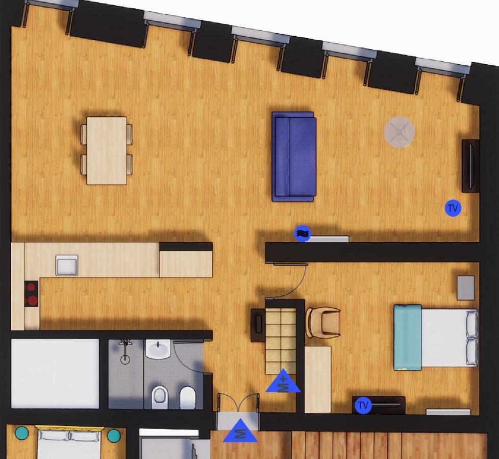 Apa M - Loft Guesthouse Jardim Das Maes Charming Viseu Exteriör bild